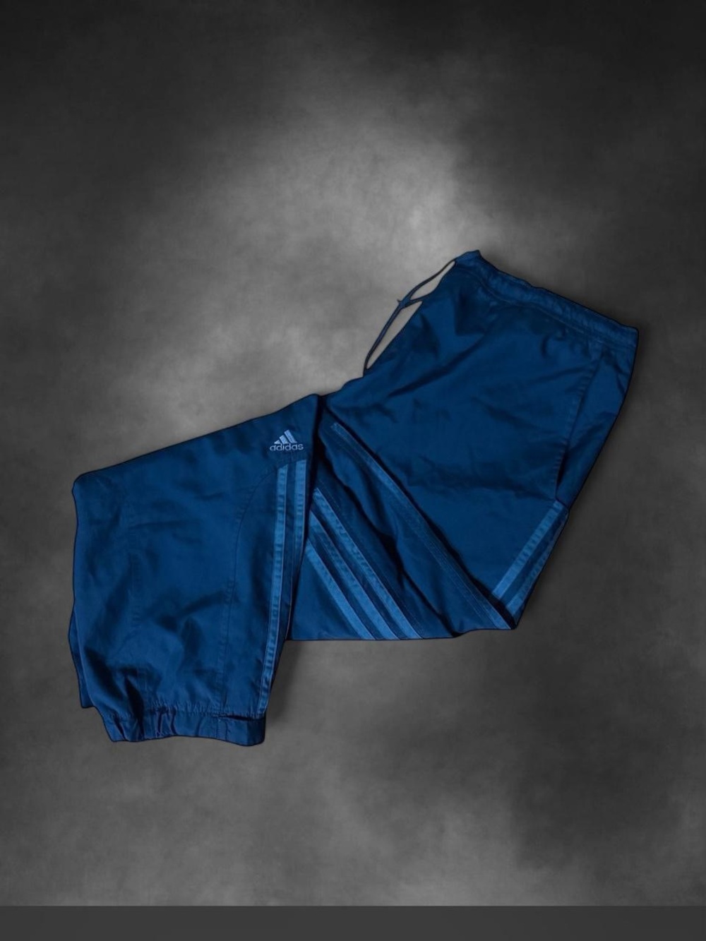 adidas Men’s Navy Blue Track Joggers with Signature Stripes